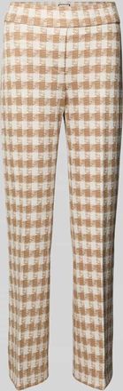 Seductive Hose in verk&uuml;rzter Passform mit B&uuml;gelfalten Modell NANETTE in Camel, Gr&ouml;&szlig;e 38