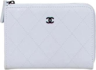 Chanel Pre-owned Wallets, female, Blue, Size: ONE SIZE Pre-owned Leather Wallet