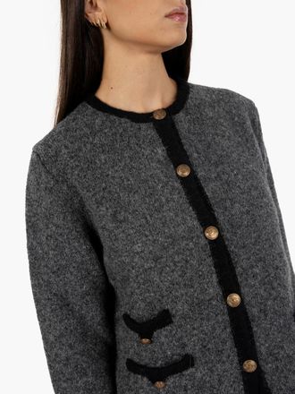 Semicouture Cardigan chanel Dulcinea grigio