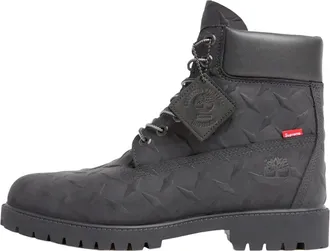 Timberland x Supreme Diamond Plate 6 Inch Premium Waterproof Boot Black - 23FW TB0A6DE1-001