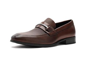 Calvin Klein Dillie Mens Lace Up Wing Tip Shoes Dark Brown Leather : 10.5 M