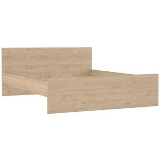 Dmora Dmora - Letto matrimoniale Kaitak, Sommier per camera da letto, Giroletto per stanza, Struttura porta materasso, 207x166 h80 cm, Rovere