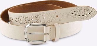 Heine Lederg&uuml;rtel HEINE, Damen, Gr. 11,5, beige (champagner), G&uuml;rtel Lederg&uuml;rtel