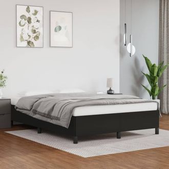 Berkfield Home Bed Frame Black 135x190 cm Double Faux Leather