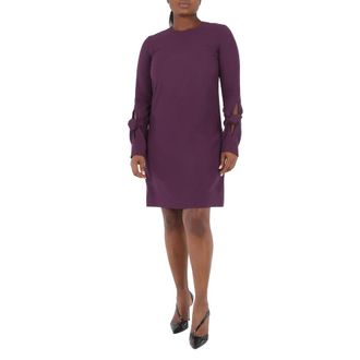 Victoria Beckham Victoria Victoria Beckham Woman Knotted Crepe Mini Dress, Brand Size 10 (US Size 6)