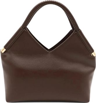 Twinset Fluwelen Tas - Dames - Handtassen - Bruin - ONE Size - Tassen