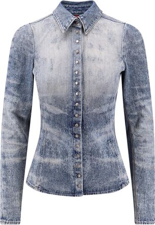 Diesel De-Masly Denim Shirt-Donna