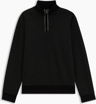 HUGO BOSS Mens BOSS Black H Sidney Sweatshirt 001 Black - Size: 40