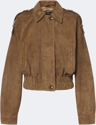 7 For All Mankind Suede blouson jacket