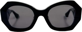 Dita Eyewear Angular Acetate Zonnebril - Dames - Zonnebrillen - Zwart - ONE Size - Accessoires
