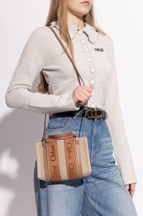 Chlo&eacute; Woody Mini Hand Bag, Womens, Brown