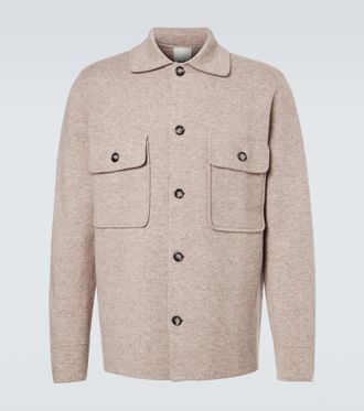 Allude Wool and cashmere overshirt