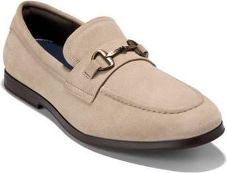 Cole Haan Lewis Grand Bit Loafer in Dark Latte Suede/Dark Natural at Nordstrom Rack, Size 10.5