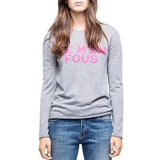 Zadig&Voltaire Jersey Gwendal - Knitwear - Mujer - Gris - S