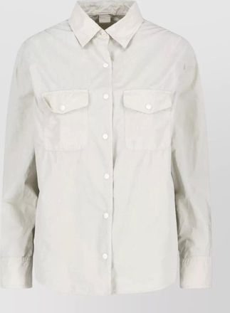 Aspesi jacket collared neck front pockets long sleeves