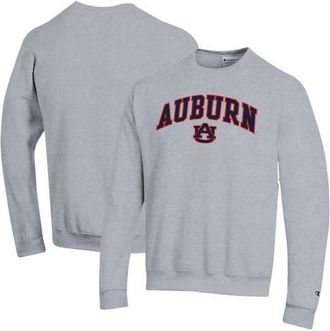 Champion Mens Champion Heather Gray Auburn Tigers Arch Over Logo Pullover Sweatshirt at Nordstrom, Size Xx-Large