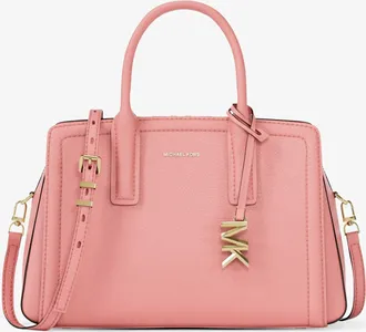 Michael Kors Laila Small Pebbled Leather Satchel