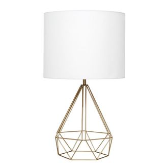 Fabrilamp Akunadecor Lampara Sobremesa Abrantes 1xe27 Oro 56x32d De