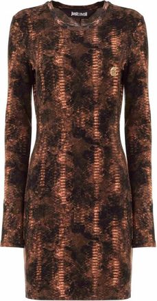 Roberto Cavalli Truien - Dames - Korte kleedjes - Bruin - L - Kleedjes