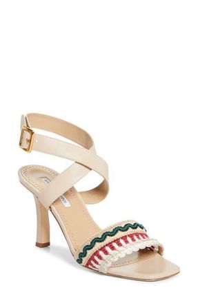 Manolo Blahnik Mabeco Ankle Strap Sandal in Yemb 943E/yemb 943F/mnud 2601 at Nordstrom, Size 7.5Us