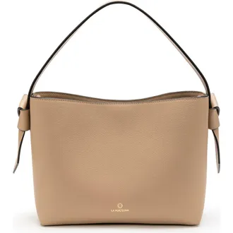 La Portegna Paulita Crossbody Bag Lightness in Taupe at Nordstrom