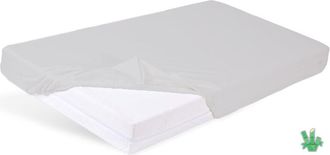 OEM S&aacute;bana Bamb&uacute; Con El&aacute;stico 190x190, 180x200x20, Gris42, Matex