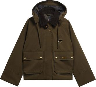 Barbour Terrington Jacket - Dames - Jassen - Groen - Maat: M Velours