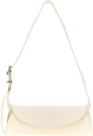 Jil Sander Off White embossed-logo Shoulder bag