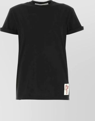 Golden Goose cotton logo patch t-shirt