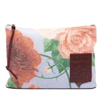 Loewe Pre-owned Canvas Clutch - - Pre-owned - Donna - Multicolore - ONE SIZE