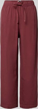 Only Weite Hose aus Viskose-Leinen-Mix Modell GOA in Mauve, Gr&ouml;&szlig;e XL