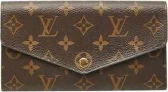Louis Vuitton Pre-owned Wallets, female, Brown, Size: ONE SIZE Pre-owned Monogram Long Wallet (bi-fold)