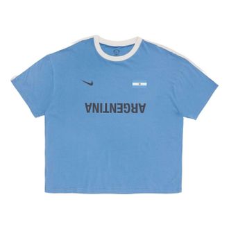 Travis Scott Cactus Jack by Travis Scott x Nike Argentina Total 90 T-Shirt Blue 01945-1SS2604CJBTSX-BLUE