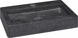 vidaXL Lavabo De Pared M&aacute;rmol Crema 38x24x6,5 Cm Vidaxl