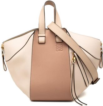 Loewe Pre-owned Loewe Small Bicolor Leather Hammock Satchel Ladies A0WT3KR2AH64V25W