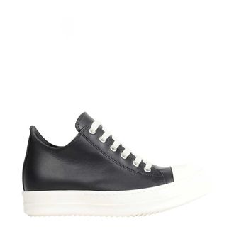Rick Owens Low Sneaks - Dames - Schoenen - Zwart - Maat: 37 EU Leer