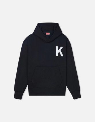 Kenzo Mens Mens Kenzo Black Lucky Tiger Oversize Pullover Hood - Size: 40