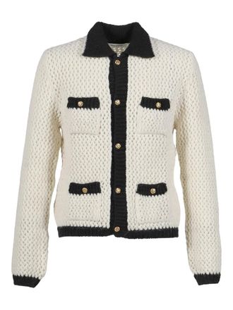 Ernest W. Baker buttoned knitted cardigan - White