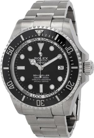 Rolex Pre-owned Rolex Deep Sea Automatic Black Dial Mens Watch 136660BKSO