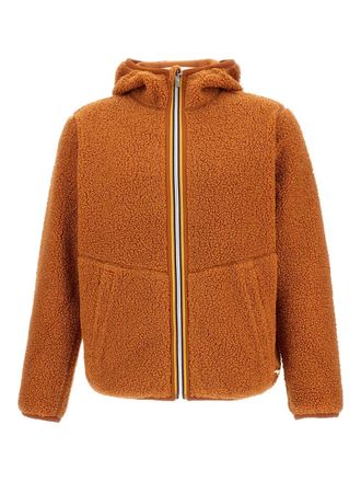 K-Way Sherpa fleece jack met rits - Oranje