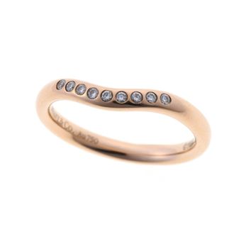Tiffany & Co. Pink Gold Clear Pink Gold (18K) Band Ring (Pre-Owned)