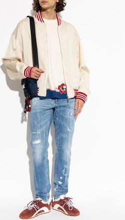 Dsquared2 T-shirt With Print, Mens, Cream