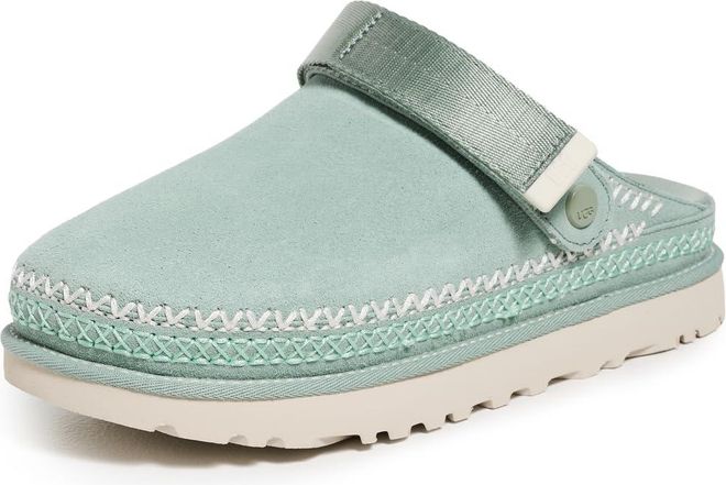 Womens Goldenstar Meadow Accent Clog, Artichoke, 6