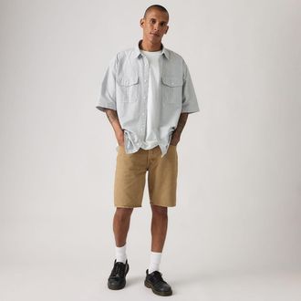 Levi's 501 Original Shorts - Mens - 28X9 - Beige / Cardboard Garment Dye