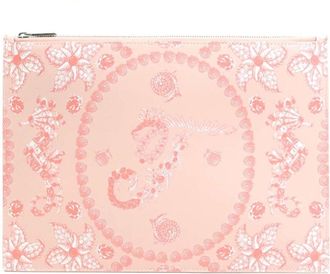 Tiffany & Co. Pink Leather Clutch Bag (Pre-Owned)