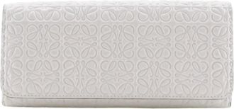Loewe Pre-owned Wallets, female, White, Size: ONE SIZE Pre-owned Leather Wallet