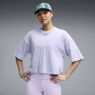 Puma T-shirt cropped PUMA x HYROX Lifestyle da donna, Abbigliamento, Viola, XXS