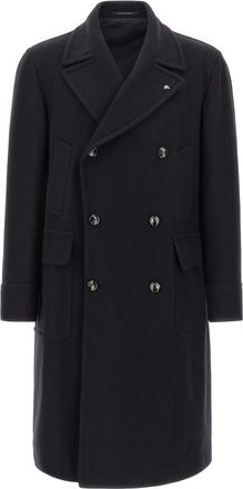 Tagliatore Sherry Coat - Heren - Mantel - Blauw - L - Wol - Jassen