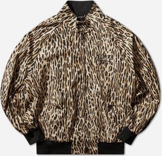 Wacko Maria Men s Baracuta Leopard G9 Harrington Jacket Beige