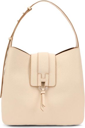 Hogan Shoulder Bags, female, Beige, Size: ONE SIZE Trend Hobo Bag